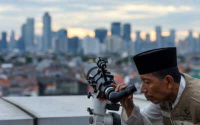 Foto: Pantauan Hilal 1 Syawal di Seluruh Nusantara