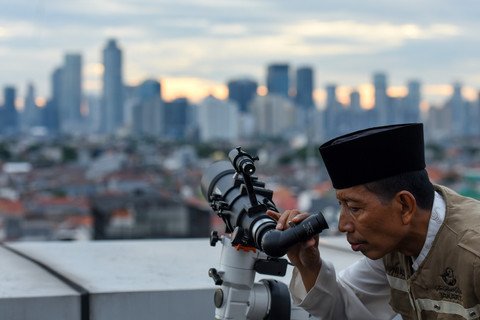 Foto: Pantauan Hilal 1 Syawal di Seluruh Nusantara