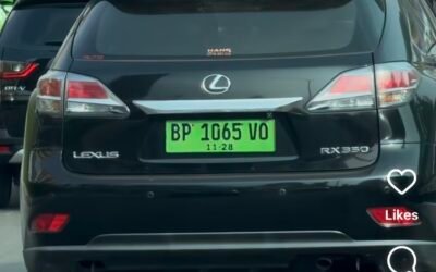 Mobil dengan Plat Hijau? Inilah Artinya dan Peraturannya