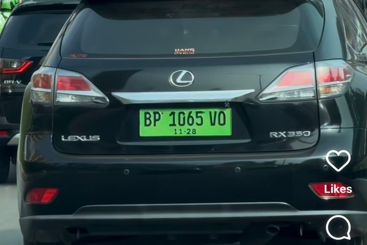 Mobil dengan Plat Hijau? Inilah Artinya dan Peraturannya