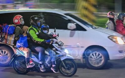 Arus Mudik Lebaran di Pantura Mencapai Puncak: Ribuan Sepeda Motor Berkeliaran Setiap Jam
