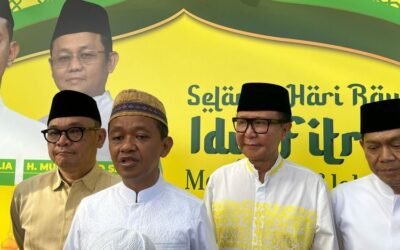 Salat Id di Masjid DPP Golkar: Bahlil Berharap Kita Semua Bersatu dan Memperbaik Hubungan