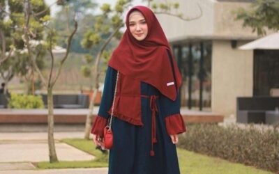 8 Desain Baju Gamis Polos dan Dua Warna Terkini, Sangat Menawan!