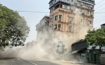 Gempa Kuat Magnitudo 7,7 Mengguncang Myanmar