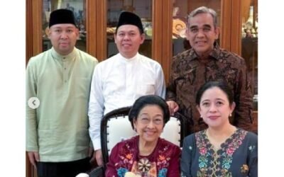 Respon Ditampilkan Didit Prabowo saat Silaturahmi ke Rumah Megawati dan Jokowi di Hari Lebaran
