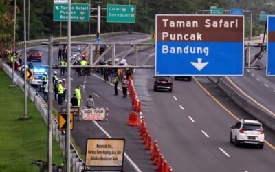 Contraflow Dijalankan di Tol Jagorawi Menuju Puncak Saat Subuh Hari Ini